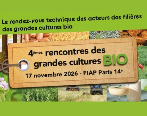 Les 4èmes rencontres Grandes Cultures BIO