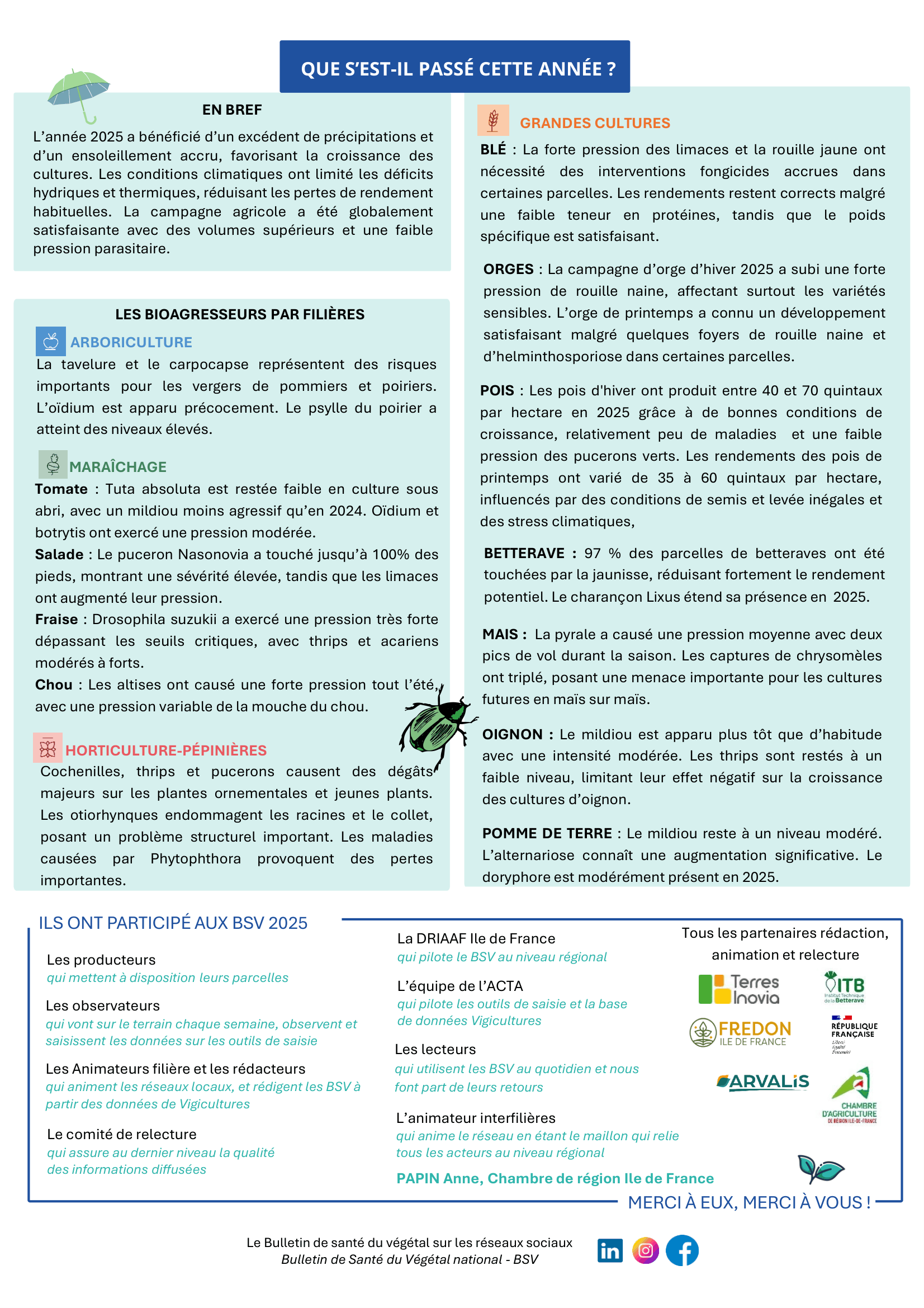 bsv bilan idf 2