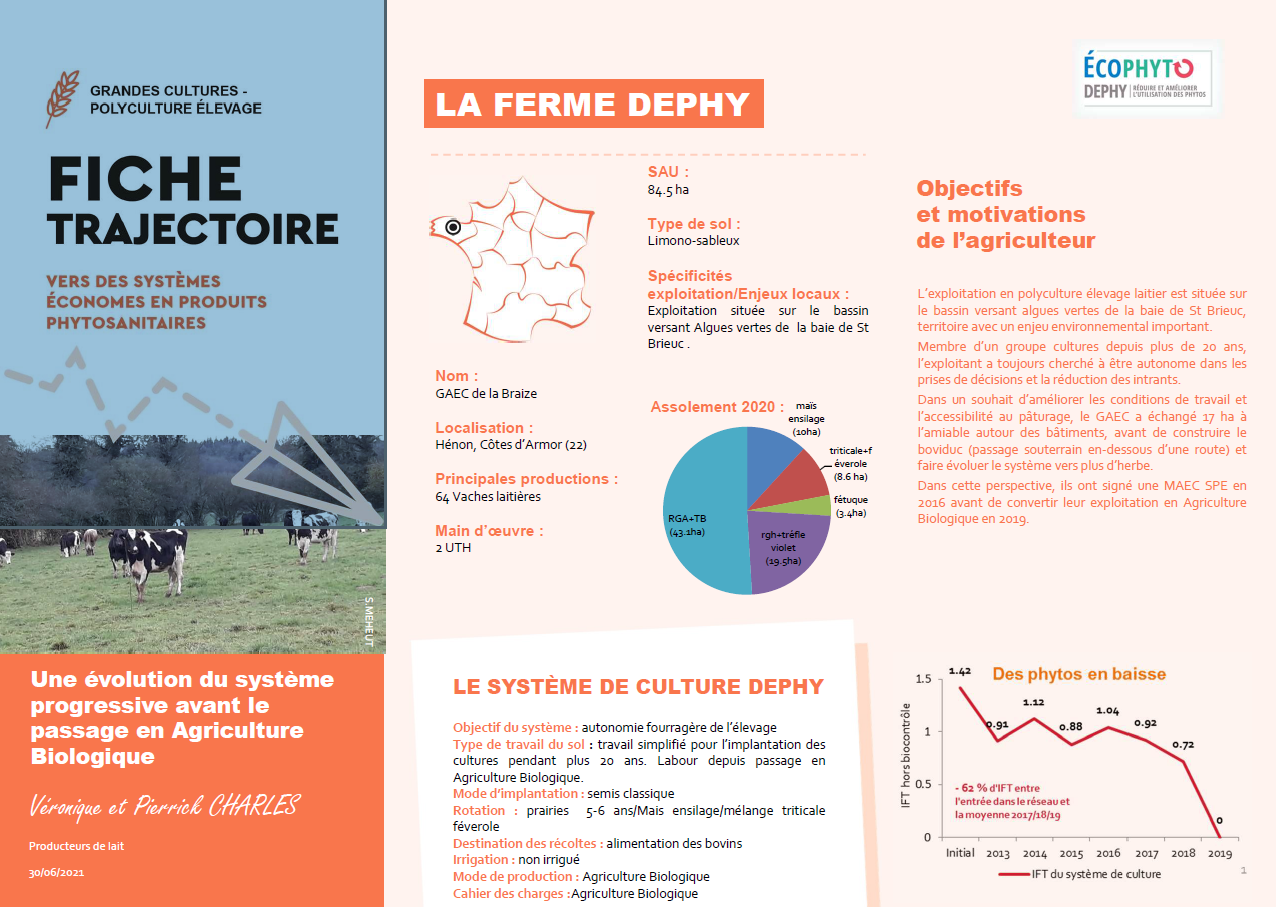 Une évolution du système progressive avant le passage en Agriculture Biologique