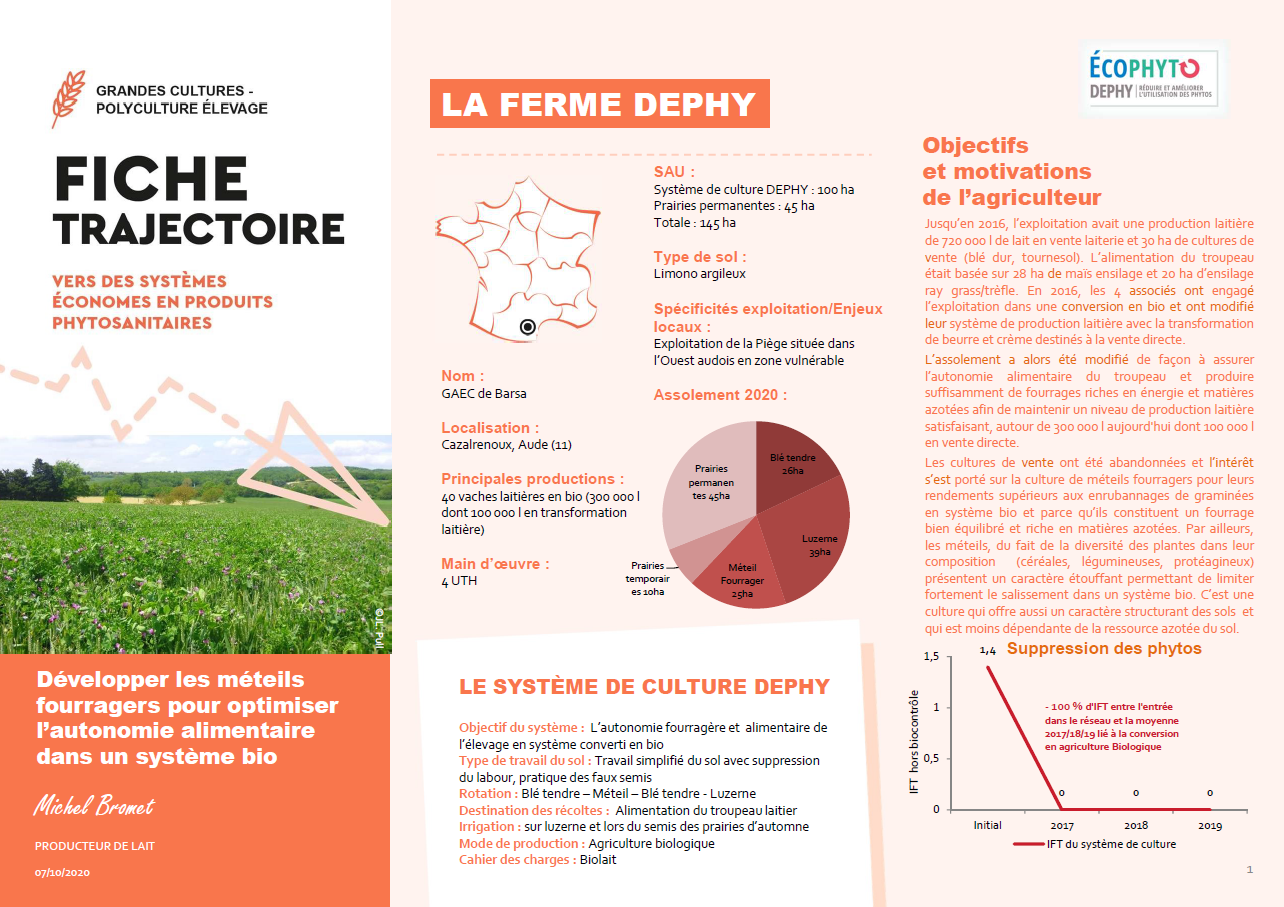 Développer les méteils fourragers pour optimiser l’autonomie alimentaire dans un système bio