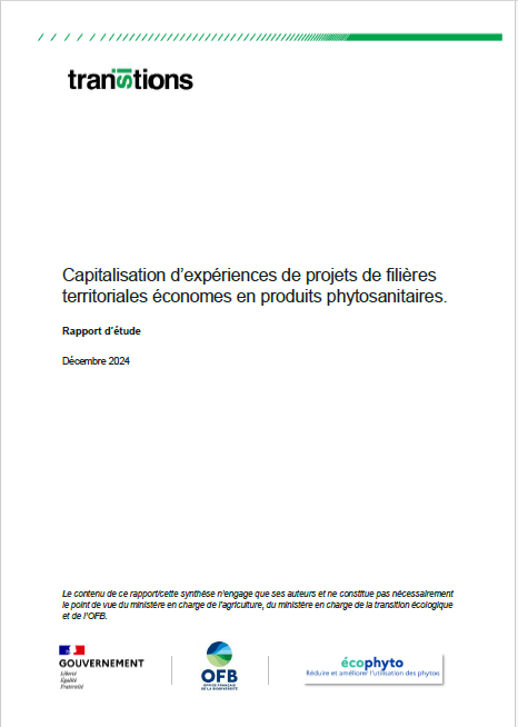Rapport d'étude filières territorialisées économes en PPP