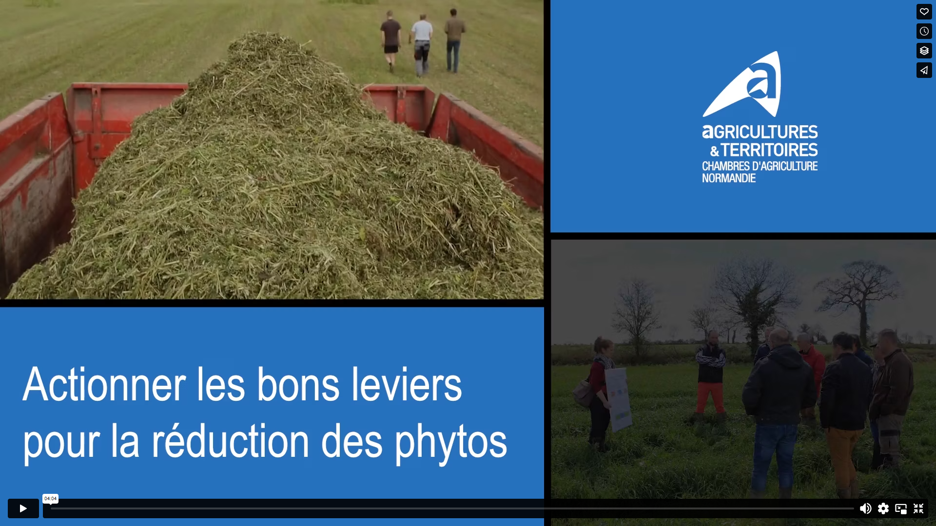 Trois exemples d'actions mises en place dans le groupe DEPHY