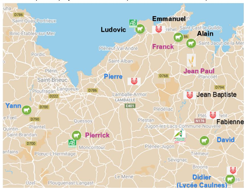 Groupe DEPHY Est 22 : 12 exploitations en 2022
