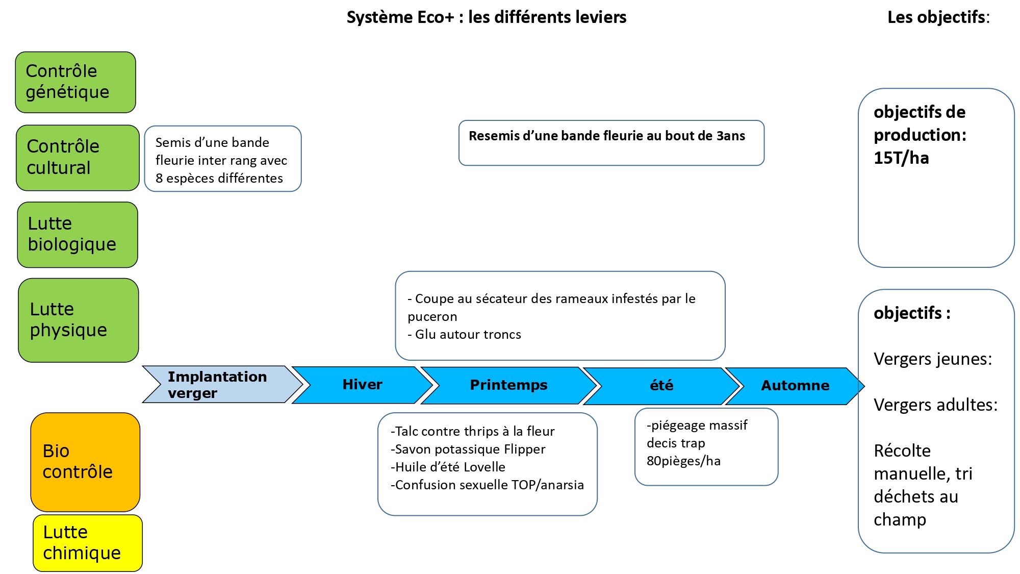 schéma décisionnel de gestion des ravageurs