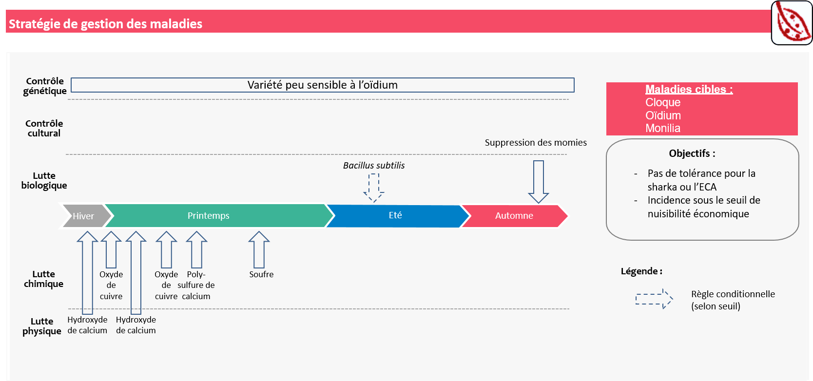 schéma gestion des maladies