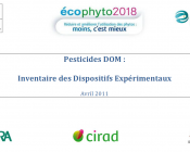 Pesticides DOM : Inventaire des Dispositifs Expérimentaux