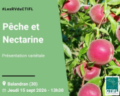 Présentation Variétale Pêche et Nectarine | LES RV DU CTIFL