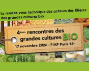 Les 4èmes rencontres Grandes Cultures BIO