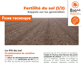 Fertilité des sols