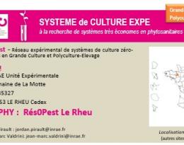 Livret d'information sur le système de culture Rés0Pest du Rheu 