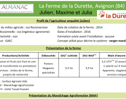 fiche Durette 2024