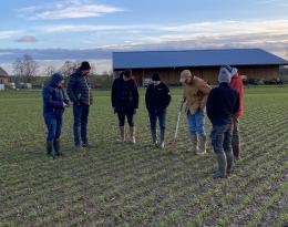 Visite d'une ferme en agriculture biologique 