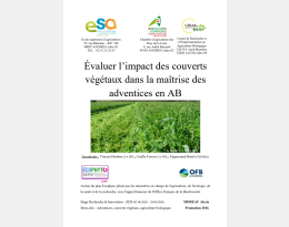 Évaluer l’impact des couverts végétaux dans la maîtrise des adventices en AB
