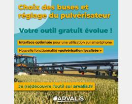 image d'une rampe de pulvérisateur et d'un texte sur l'évolution de l'outil choix des buses