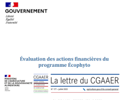 Une mission interministérielle composée du CGEDD, de l’IGF et du CGAAER a été chargée de procéder à l’évaluation financière du programme Ecophyto.